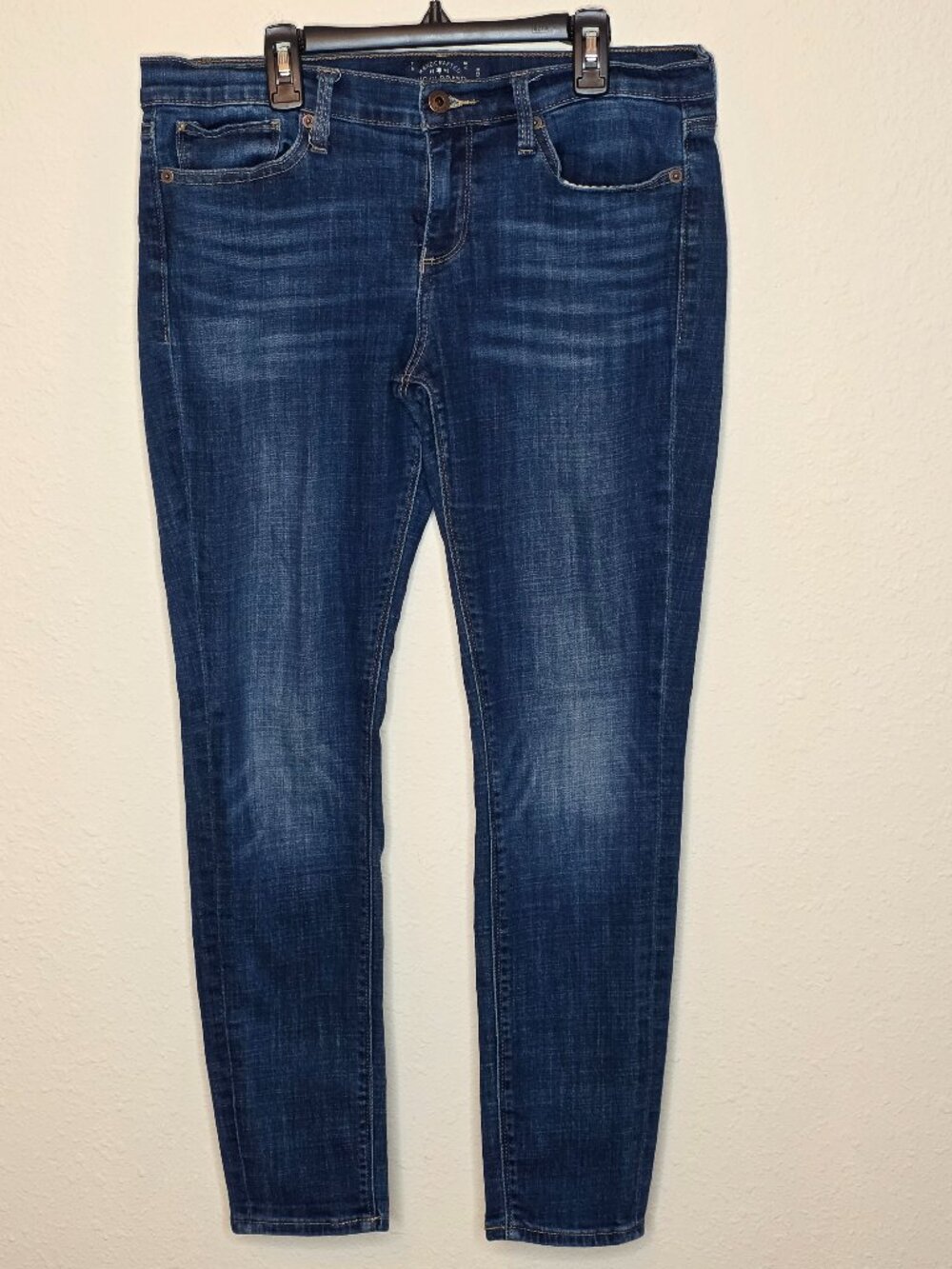 Lucky Brand "Charlie" Skinny Mid-Rise Dark Denim Women's Jeans, 8/29